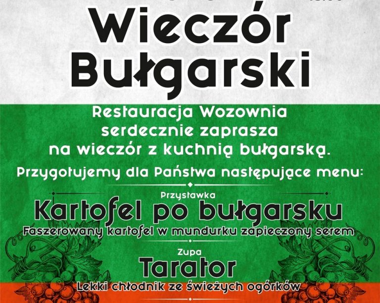Smaki Bułgarii w brzeskiej Wozowni