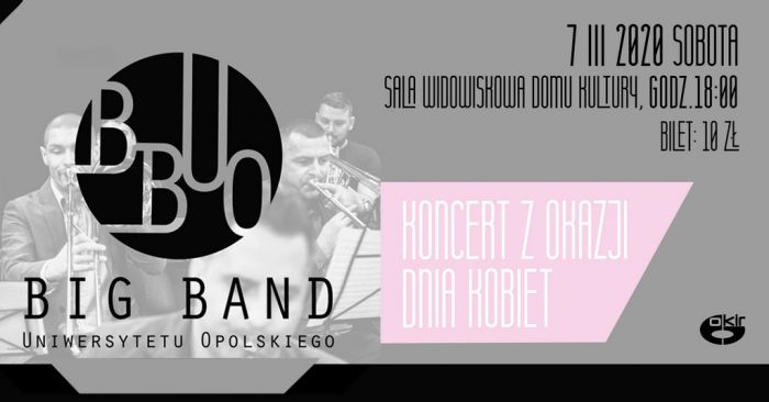 Big Band Uniwersytetu Opolskiego zagra na Dzień Kobiet w Grodkowie