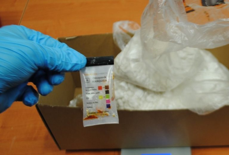 Mieszkanka Grodkowa posiadała blisko kilogram amfetaminy, mefedronu i marihuany