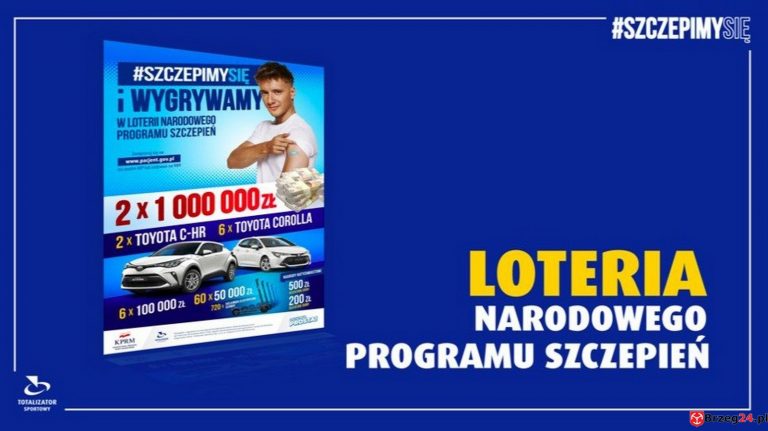 Od 1 lipca br. ruszy Loteria Narodowego Programu Szczepień
