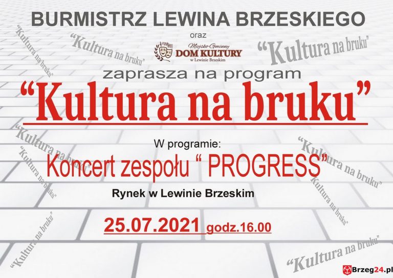 Kultura na bruku – kolejny koncert w Lewinie Brzeskim