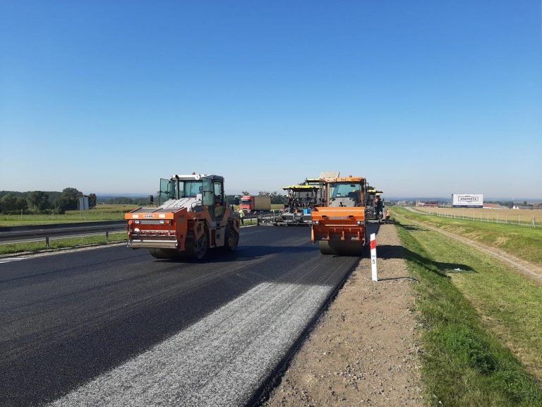 Trwa remont opolskiego odcinka autostrady A4. Prace potrwają do przyszłego roku