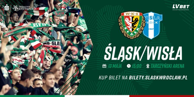 Śląsk Wrocław powalczy z Wisłą Płock w kluczowym meczu! Dla Czytelników mamy podwójne zaproszenia na mecz