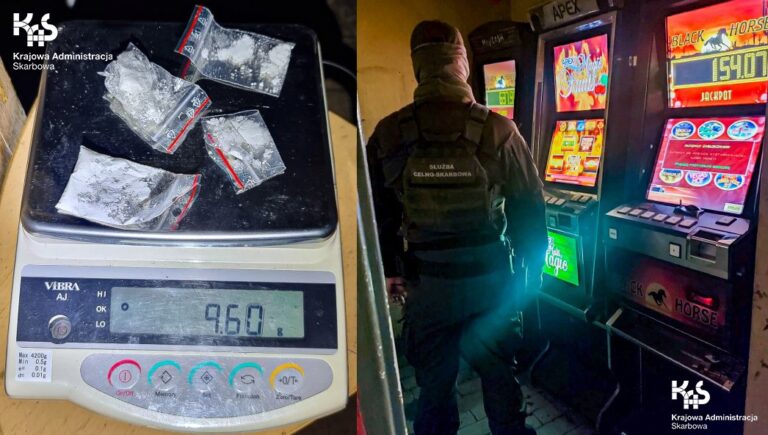 Powiat brzeski hazardowym podziemiem. Nielegalne automaty, narkotyki i poszukiwana osoba do odbycia kary więzienia